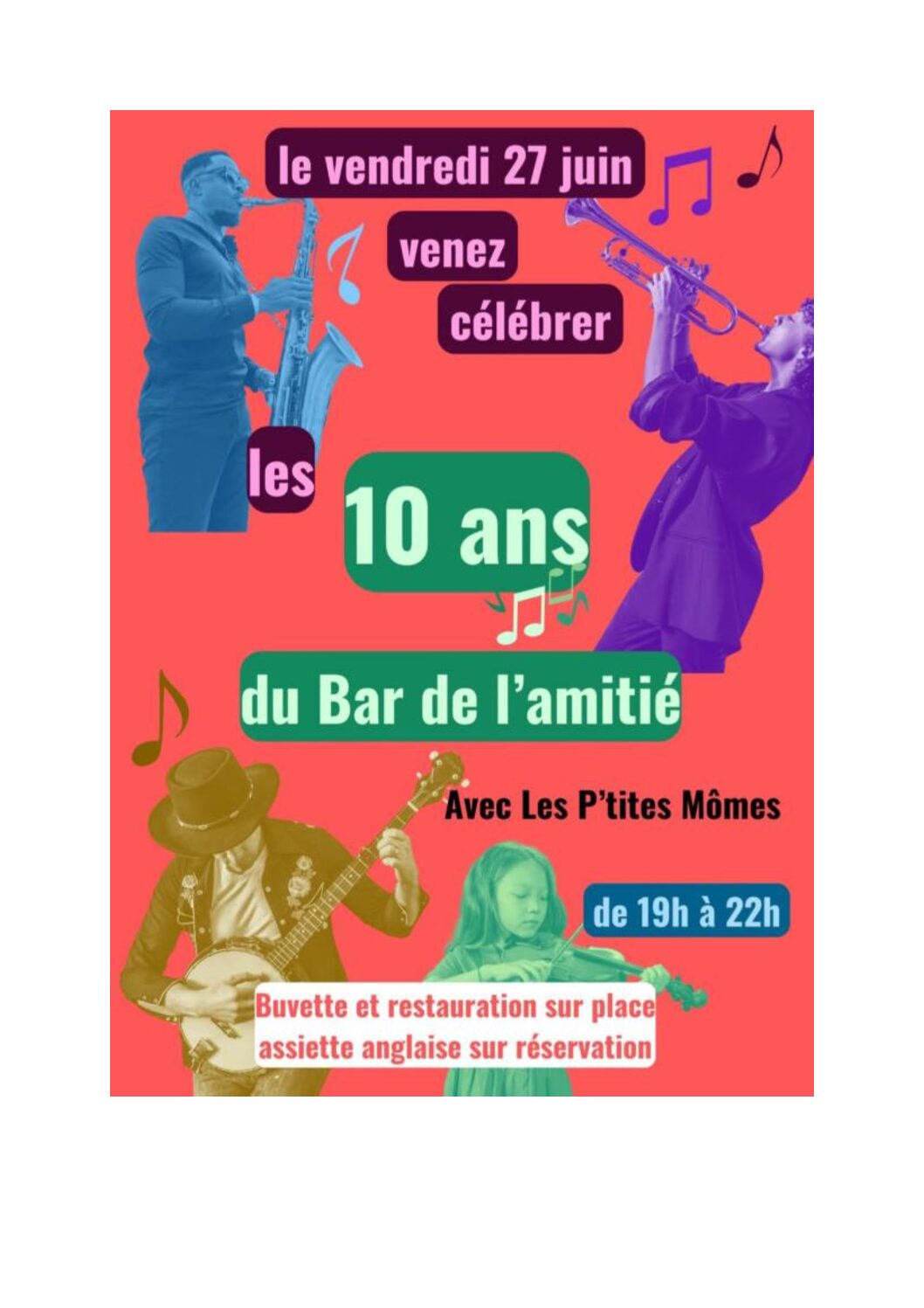 27 juin – 10 ans du bar de l’amitié