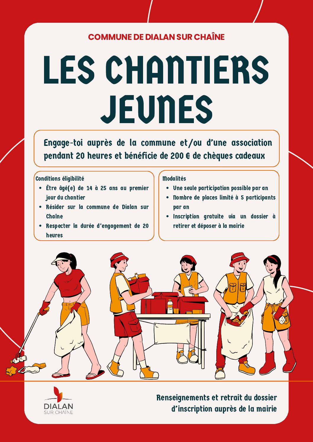 Lancement des Chantiers Jeunes